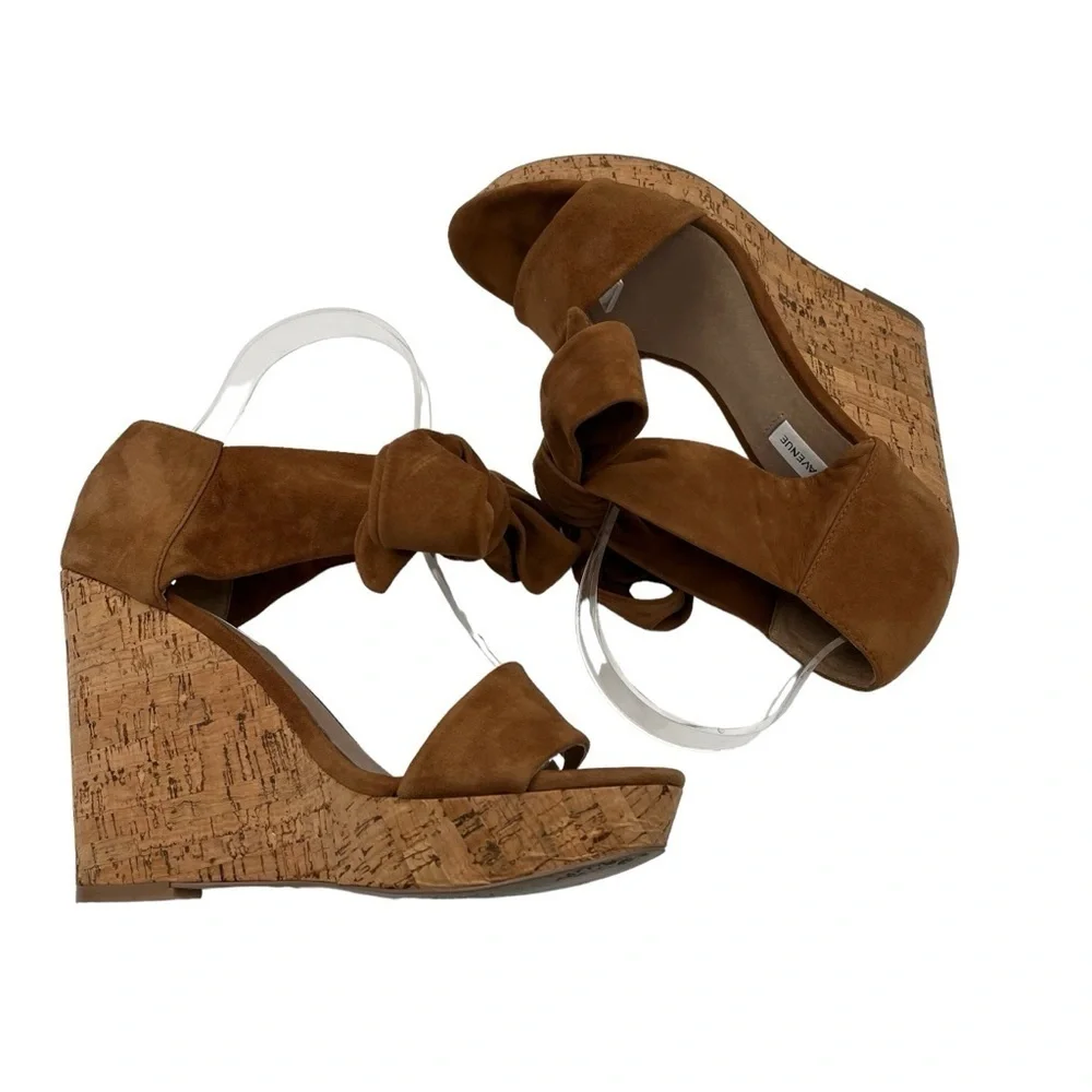 Saks Fifth Avenue McKenna Suede Platform Wedge Sandals